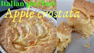 BEST crust for CrostataApple Pie come fare Facili crostata di Mele or Italian apple PieTart [upl. by Asinla841]