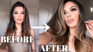 HOW TO PERFECT SALON BLOWOUT AT HOME  DIY [upl. by Atews659]