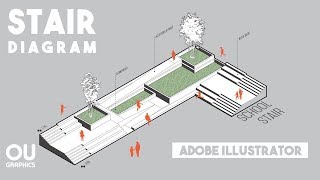 Axonometric Diagram in Adobe Illustrator [upl. by Dnalerb819]