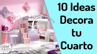 10 Ideas Decora tu Cuarto  Low Cost  Manualidades Recicladas  Ecobrisa [upl. by Attalanta]