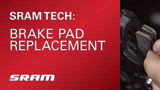 SRAM Tech Brake Pad Replacement [upl. by Gigi]