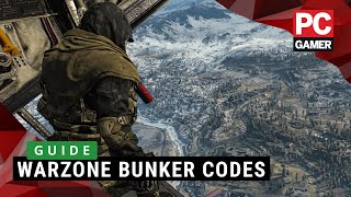 COD Warzone all the secret bunker codes  Guide [upl. by Esinehc]