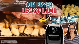 Air Fryer Leg Of Lamb bone in leg of lamb [upl. by Kahlil895]