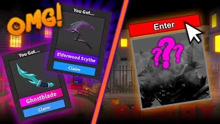 HOW TO GET ALL MM2 HALLOWEEN REWARDS Event pass New box Ghost pack [upl. by Adin]