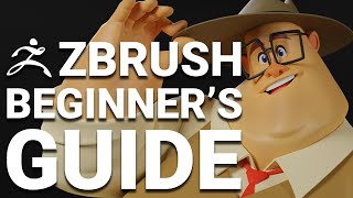 A Beginners Guide To Sculpting in ZBrush  Tutorial [upl. by Enilecram114]