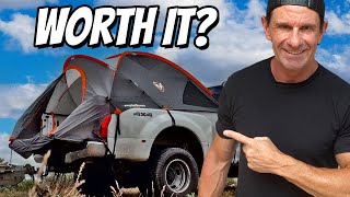 First Time Out With Truck Tent Camper Full Setup and Tour [upl. by Pan910]