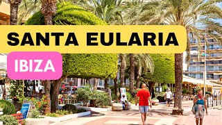 IBIZA Santa Eularia Promenade  Walking Tour 4K Ultra HD [upl. by Gradeigh]