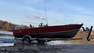 Restoring An Old Lund Fishing Boat Part 1 [upl. by Armando]