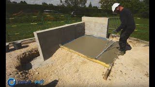 Comment faire un dallage en béton [upl. by Stannfield]