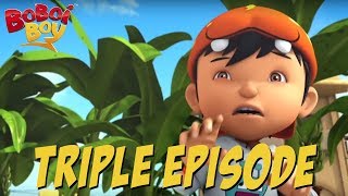 BoBoiBoy English Season 3 Episodes 3 4 amp 5 [upl. by Airdnax]