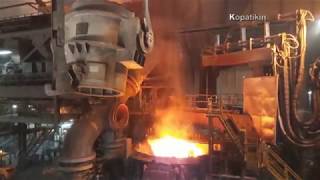 Steel Making Process with Hot Metal Scrap and DRI [upl. by Eiuol]