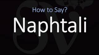 How to Pronounce Naphtali CORRECTLY [upl. by Ranique]