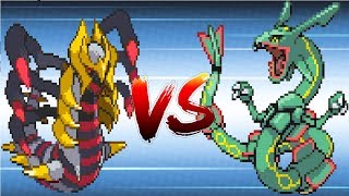 Pokemon Giratina amp Dialga amp Palkia vs Rayquaza amp Groudon amp Kyogre [upl. by Itch]