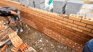 Bricklaying  Building a Home Series Part 2 [upl. by Annonyw]