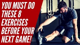 The 8 Baseball Warm Up Exercises That You MUST DO Before A Game [upl. by Ynattib]