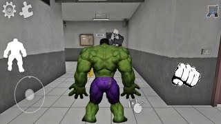 Escaping as Hulk in ice Scream 4  Outwitt Mod [upl. by Oirazan]