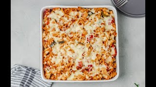 Vegetable Pasta Bake Vegetarian Pasta Recipe [upl. by Ettenej]