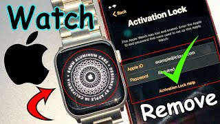 Remove activation lock🆗 apple watch all series without previous owner✅ any watchOS 2024 [upl. by Neelyaj]