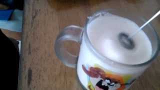 Aerolatte Review Frothing Cold Milk In Under 1 Minute [upl. by Bernt]