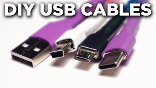 How to Solder USB C Micro Mini and A Connectors for Custom Keyboard Cables [upl. by Danie]