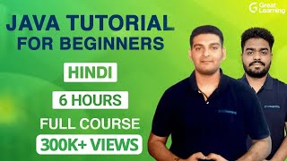 Java Tutorial in Hindi  Master Java in 6 Hours  Java programming for Beginners  Great Learning [upl. by Sakul]