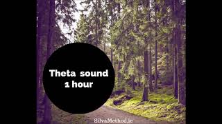 Theta sound 4 and 7 Hz  1 hour  The Silva Method Ireland [upl. by Aicela]