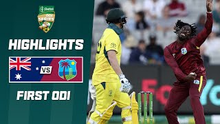 Australia v West Indies 202324  First ODI [upl. by Yert581]