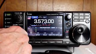 Icom IC7300 A to Z 25 Setting USB transmit audio levels [upl. by Mraz]