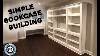 Building A Simple Book Case Woodworking How To [upl. by Purdum]