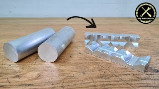 I make Prismatic Aluminium Jaws for the Bench Vice  Holding with Magnets [upl. by Feirahs]