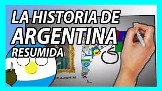 🔵⚪La HISTORIA ARGENTINA en 14 minutos🔵⚪ Resumen fácil y rápido [upl. by Aniteb206]