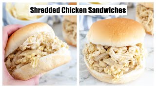 Shredded Chicken Sandwiches  Ohio Chicken Sandwiches [upl. by Tebazile]