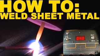 Welding Mild Steel Sheet Metal  TIG Time [upl. by Lepper]