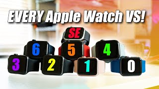 Ultimate Apple watch Comparison Series 123456 amp SE [upl. by Cathey]