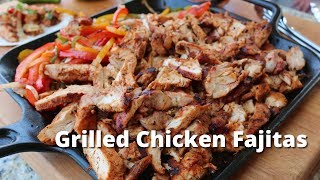 Grilled Chicken Fajitas  Chicken Fajitas on the PK360 Grill [upl. by Esyak858]